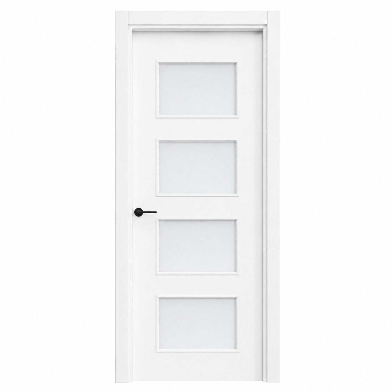 Puerta interior lacada blanca modelo lisa 4V591:2457 592:2460 593:2462 594:2472 595:2474